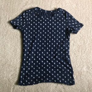 Flower Print Graphic Tee